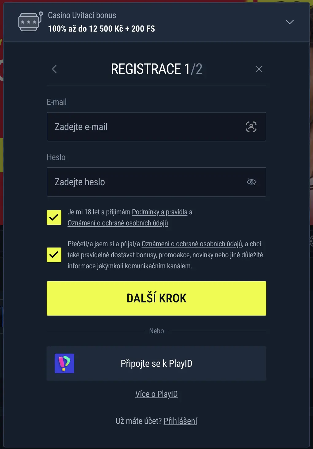 rabona casino registrace